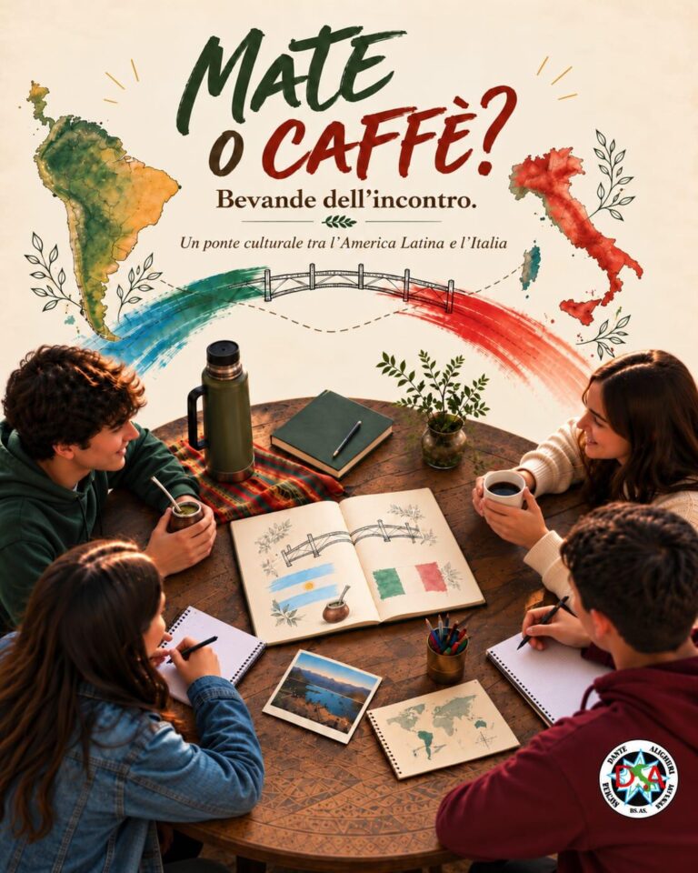 MATE O CAFFÈ? Bevande dell’incontro: un ponte culturale tra l’America Latina e l’Italia Mercoledì 21 ottobre – alle ore 10:00 in America Latina e alle 15:00 ore italiane,